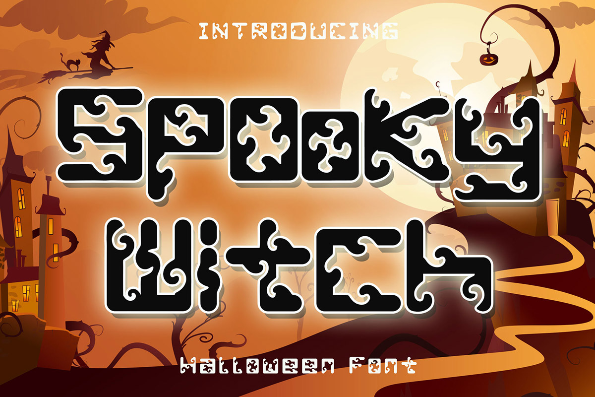 Free Spooky Witch Halloween Font