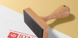 Wood Rubber Stamp Mockup