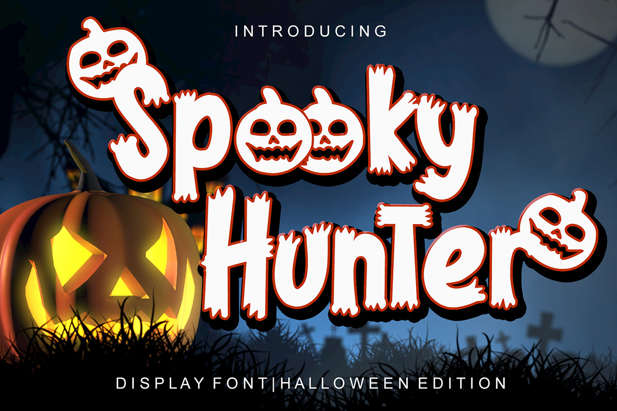 Spooky Hunter Display Font