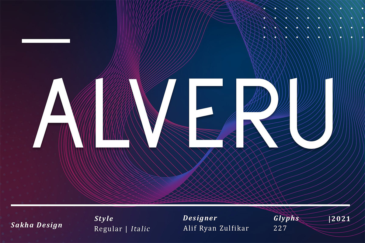 Alveru Sans Serif Font