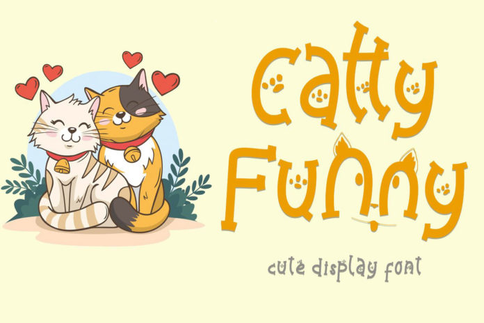 Catty Funny Display Font