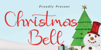 Christmas Bell Handwritten Font