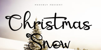 Christmas Snow Handwritten Font