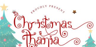 Christmas Thania Handwritten Font