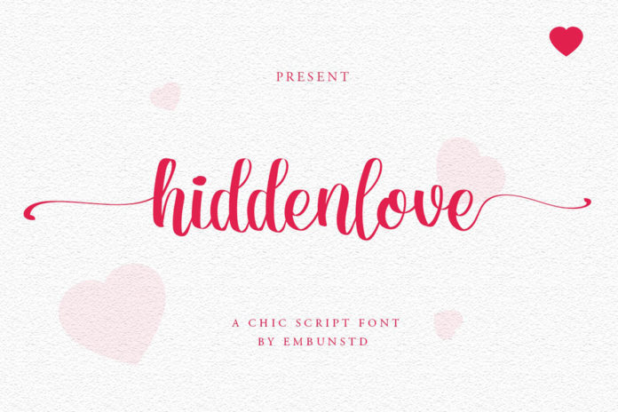 Hiddenlove Script Font
