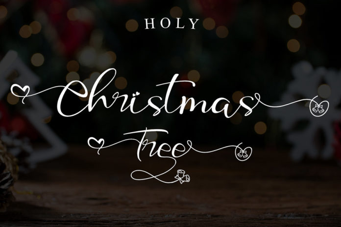 Holy Christmas Tree Handwritten Font