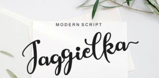 Jaggielka Calligraphy Font