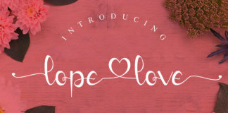 Lope Love Handwritten Font