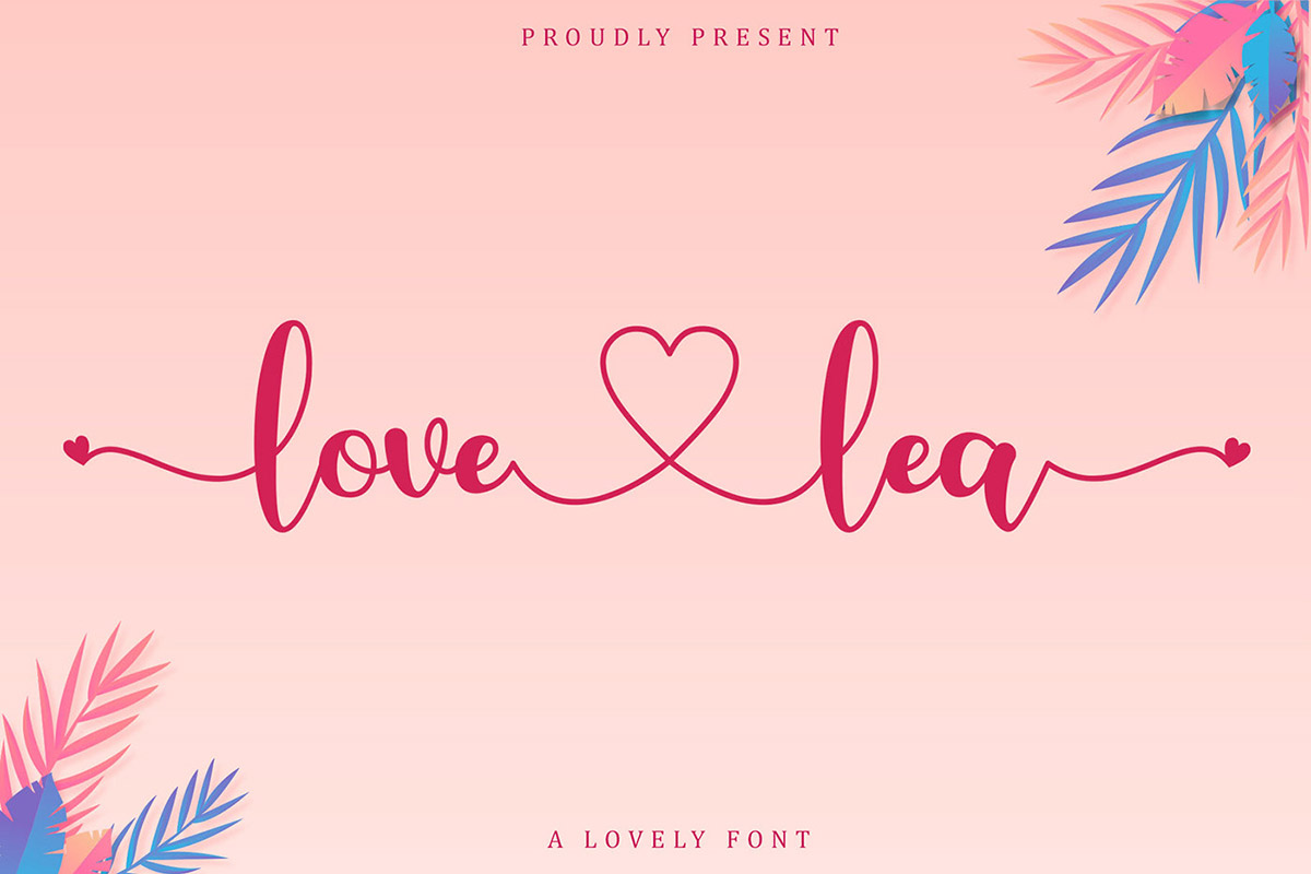 Love Lea Calligraphy Font