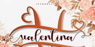 Love Valentina Calligraphy Font