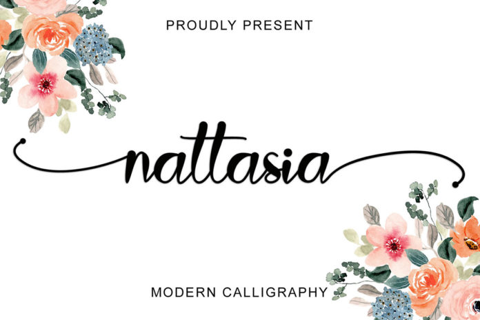 Nattasia Calligraphy Font