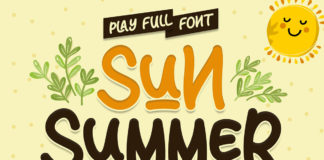 Sun Summer Playful Font