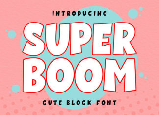 Super Boom Display Font