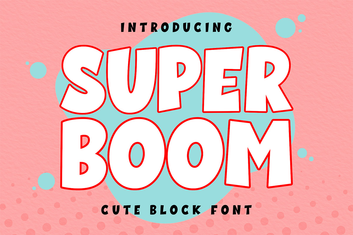 Super Boom Display Font