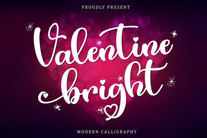 Valentine Bright Calligraphy Font