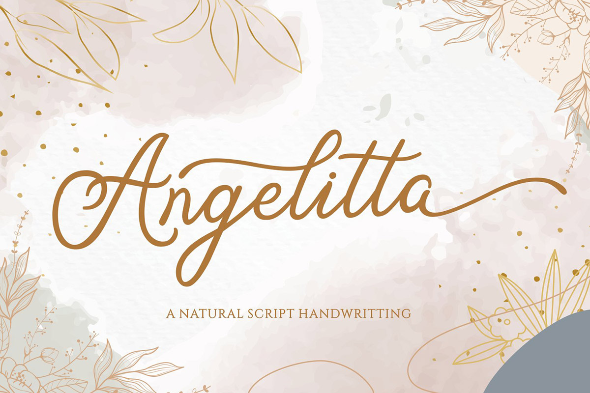 Angelitta Calligraphy Font