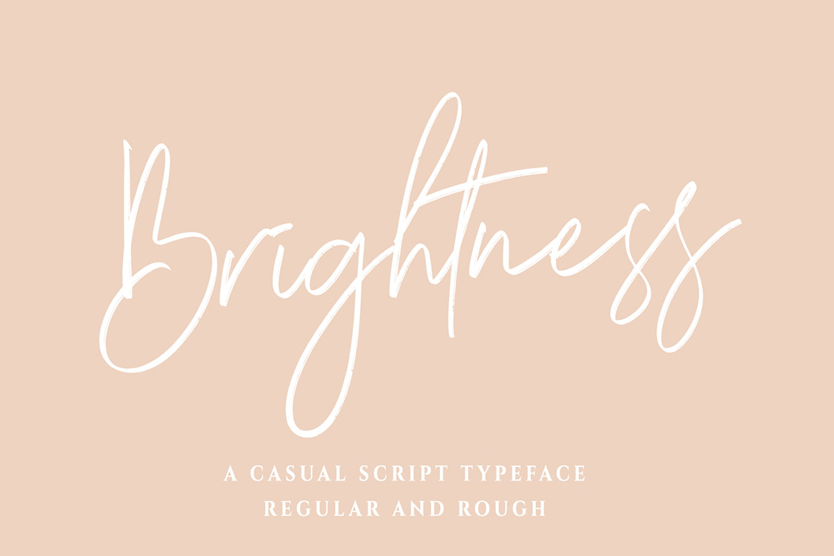Brightness Script Font