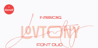 Lovtony Font Duo