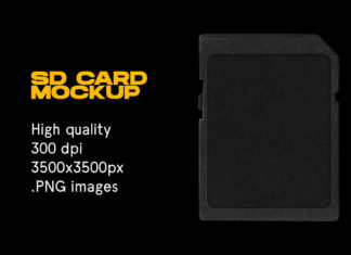 SD Card Mockup