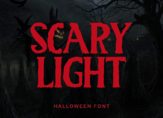 Scary Light Display Font