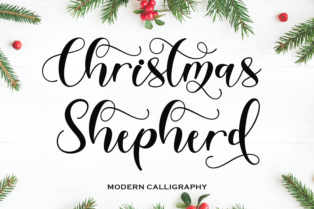 Christmas Shepherd Script Font