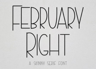 February Right Sans Serif Font