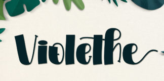 Violethe Display Font