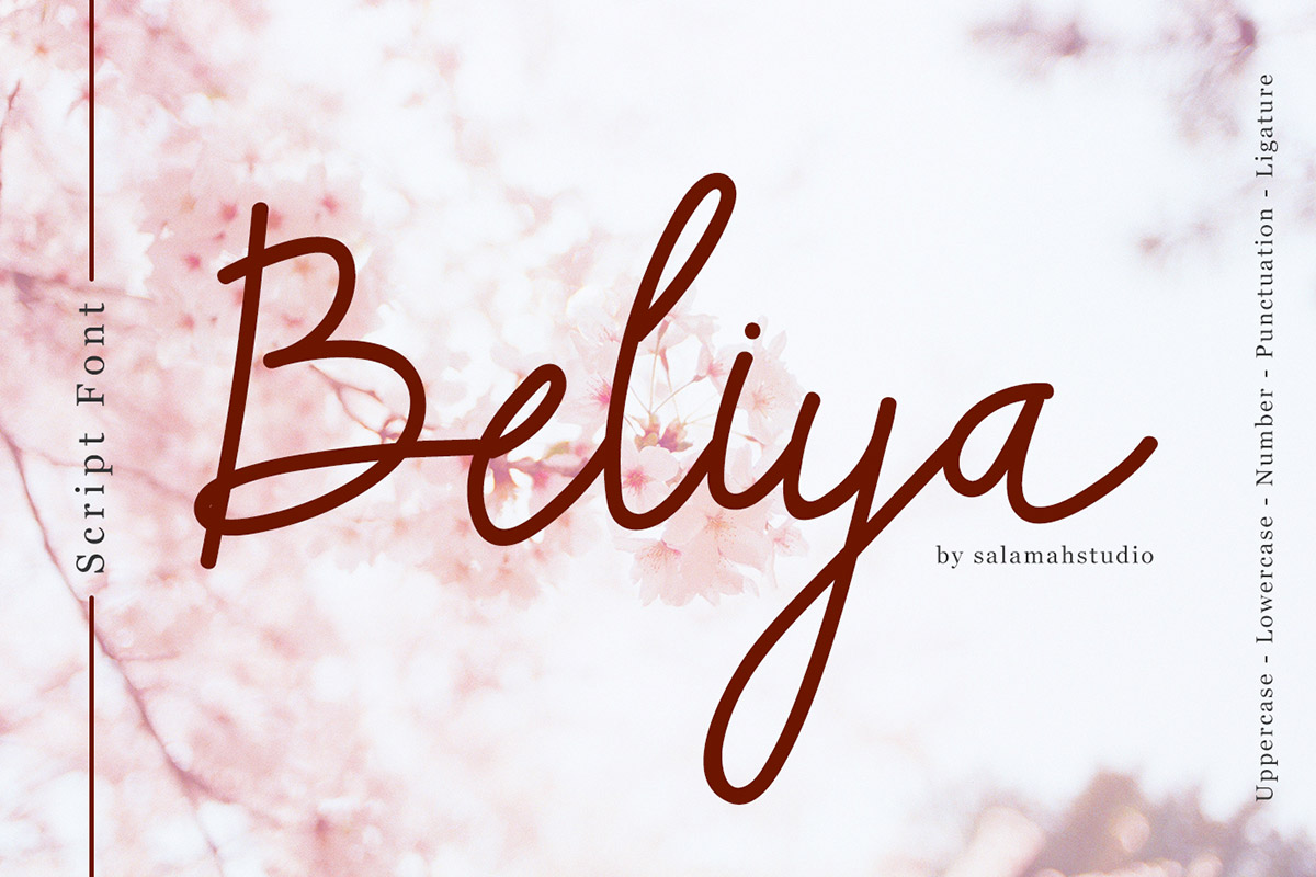 Beliya Script Font