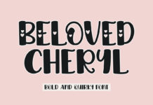 Beloved Cheryl Display Font