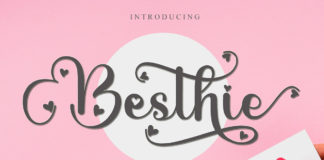 Besthie Calligraphy Font