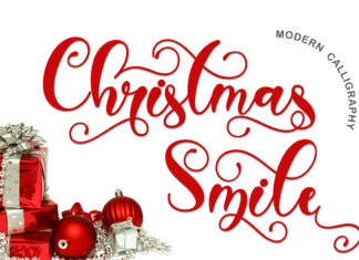 Christmas Smile Calligraphy Font