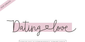 Dating Love Script Font