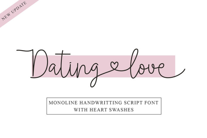 Dating Love Script Font