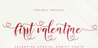 First Valentine Script Font