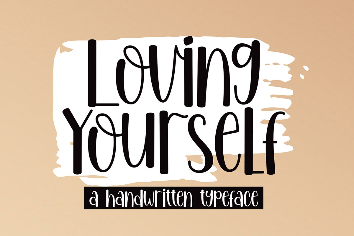 Loving Yourself Script Font