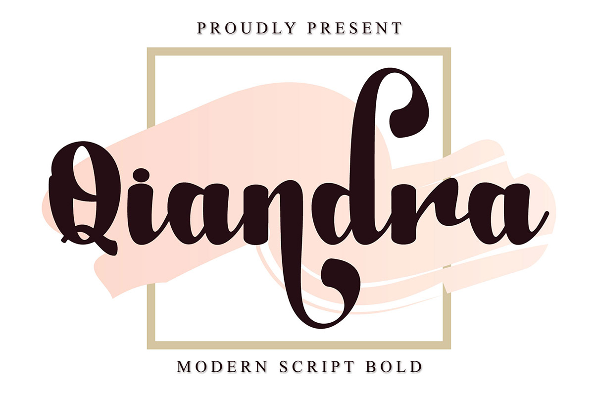 Qiandra Script Font Family