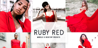 Ruby Red Lightroom Presets