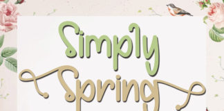 Simply Spring Handwritten Typeface