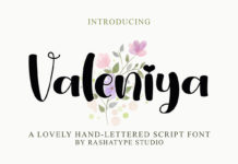 Valeniya Script Font