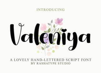 Valeniya Script Font