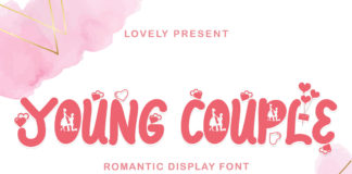 Young Couple Display Font