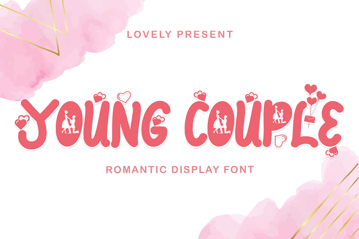 Young Couple Display Font