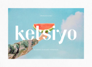 Ketsiyo Display Font