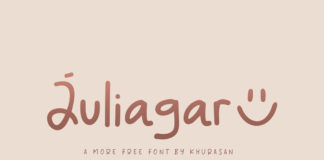Juliagar Handwritten Font