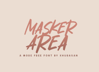 Masker Area Brush Font