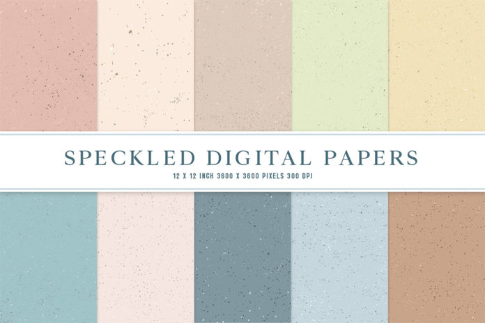 Speckled Digital Papers