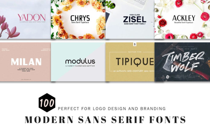 100 Modern Sans Serif Fonts That Are Perfect For Brands