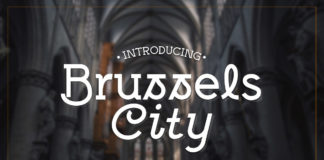 Brussels City Display Font