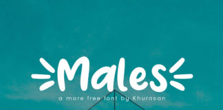 Males Display Font