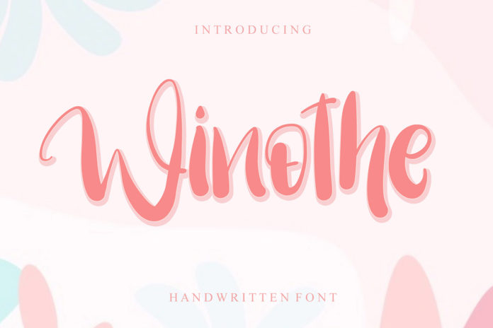 Winothe Handwritten Font